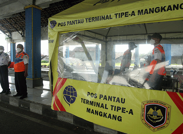 Posko Mudik Terminal Mangkang