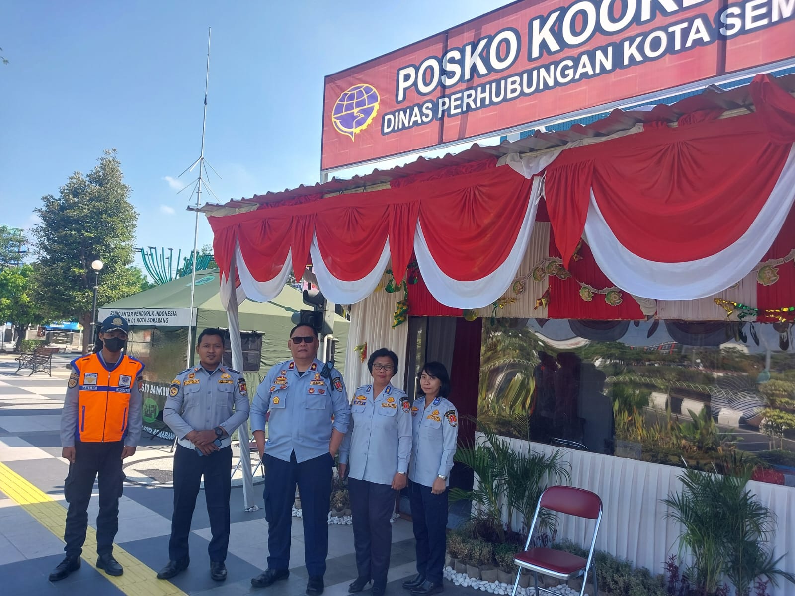 Posko Mudik Tugu Muda